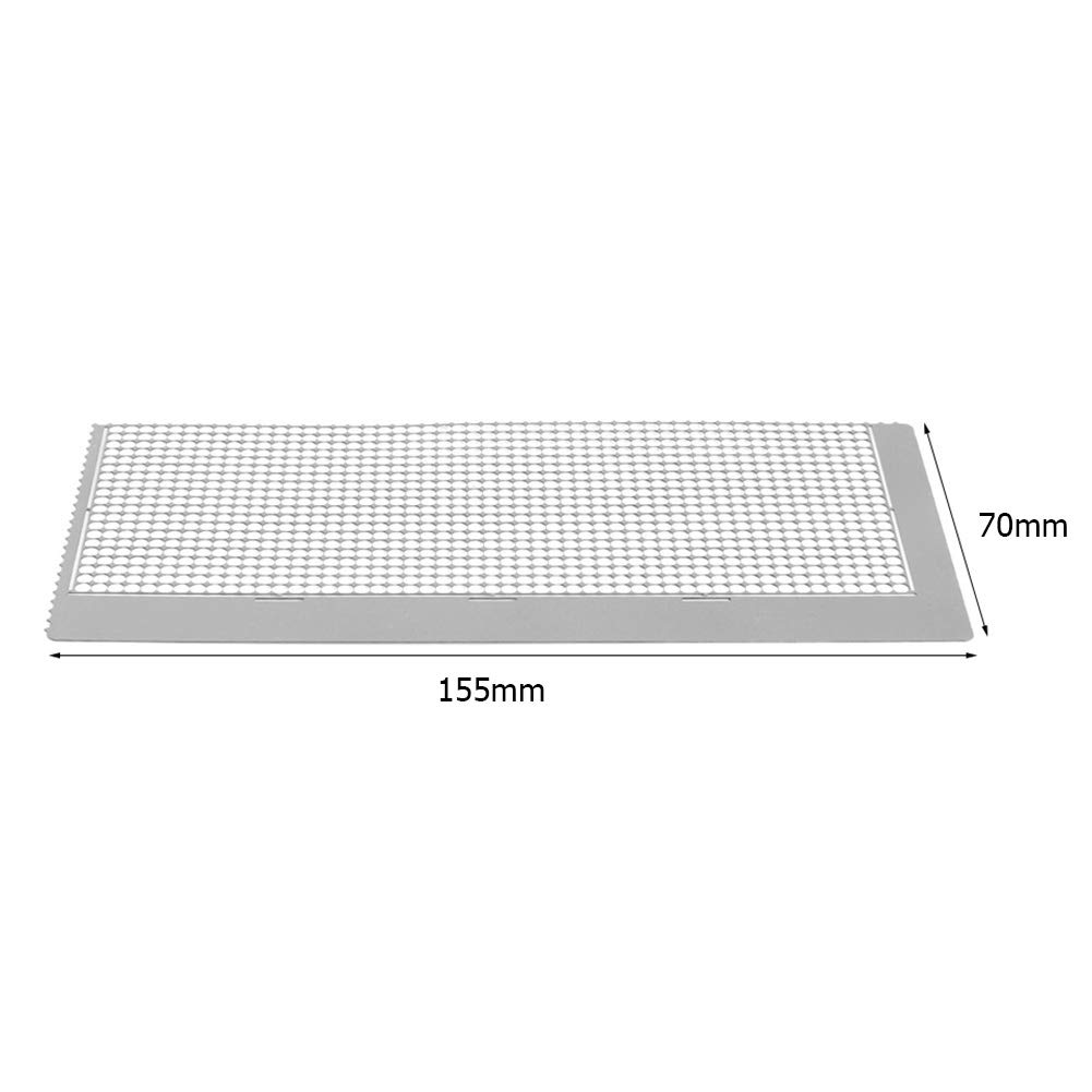 Ideen mit Herz Diamond Painting-liniaal | rechthoek | sjabloon voor ronde stenen | legoppervlak: 17,6 cm x 18 cm