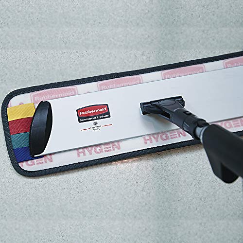 Rubbermaid Commercial Products Executive Hygen Mop Quick-Connect Frame For Wet/Dry Microfiber Mopping, Fits 18In Mop Pads, Silver/Black (1863893), Handle Not Included #TOP1