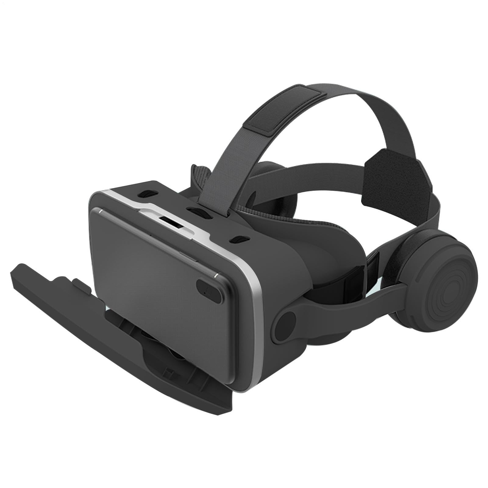 Cuffie per realtà virtuale 3D, occhiali per cuffie | Cuffie per realtà | virtuale per realtà virtuale - compatibili con smartphone e altri dispositivi mobili