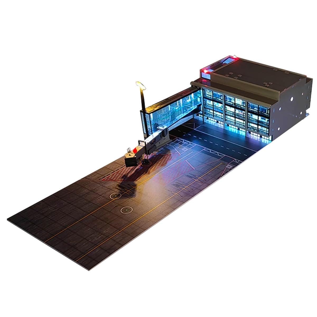 Amazon.co.jp: 1/200スケール空港ターミナルビル模型（LEDライト付き