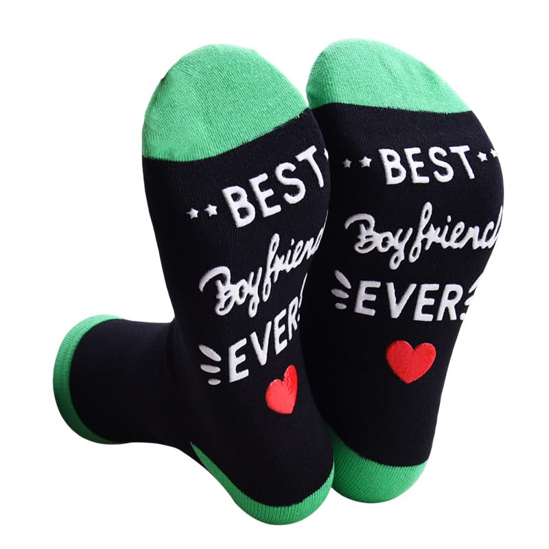 Sdopbinbin Valentines Day Gifts for Him Boyfriend Cotton Socks for Bf Anniversary Valentines Day...