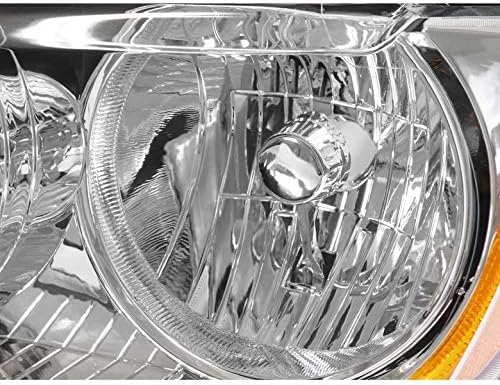 Miniatura 4 de ZMAUTOPARTS Faros delanteros de repuesto cromados compatibles con Jeep Grand Cherokee 2011-2013brújula 2011-2017