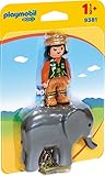Mit1 Figur und 1 Tier Playmobil 9381 - Tierpflegerin mit Elefant