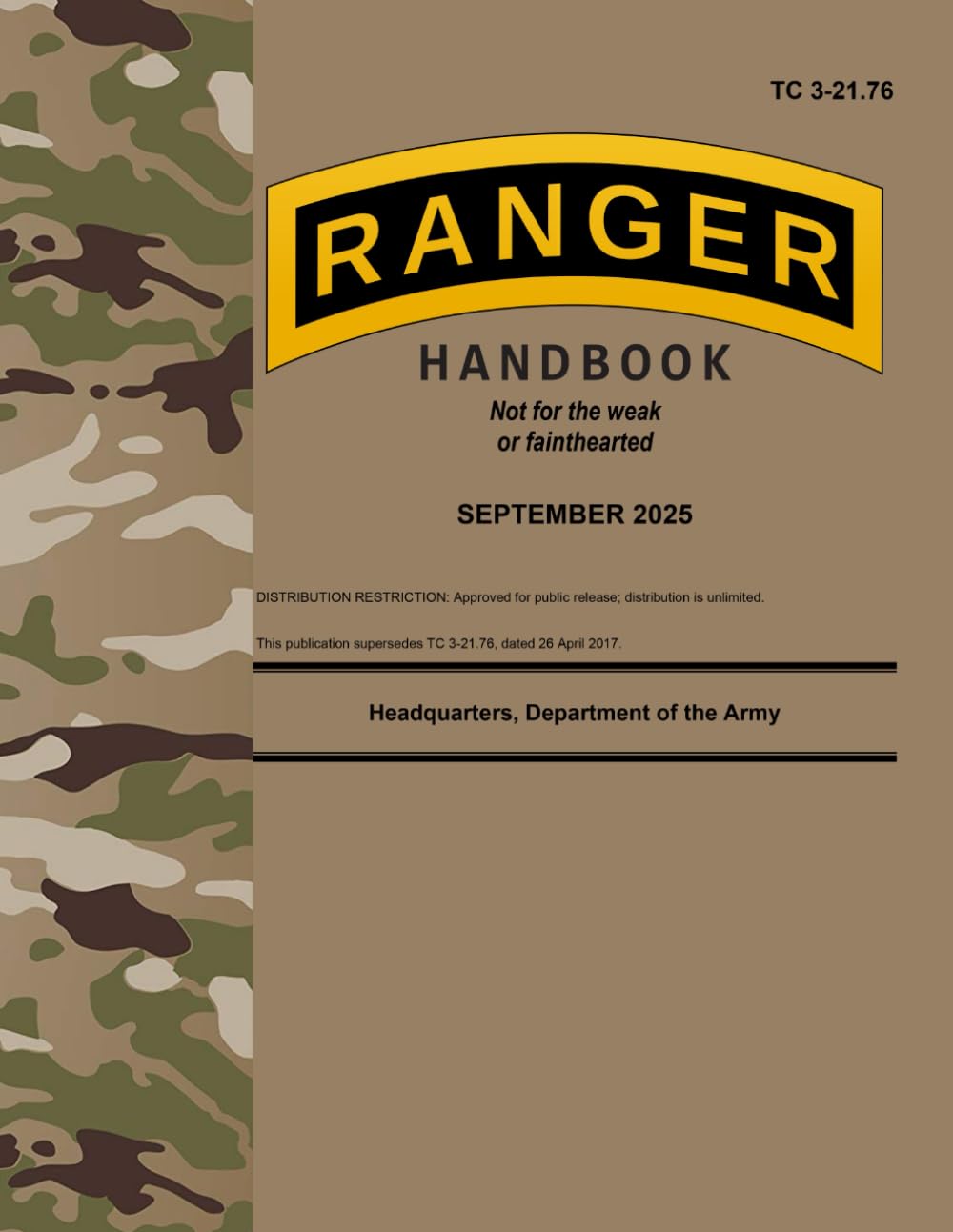 TC 3-21.76 Ranger Handbook - Sep. 2025