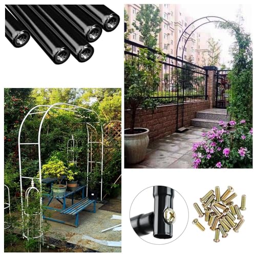 Arche en métal avec base robuste et finitions soignées pour jardin et cour extérieure - 2