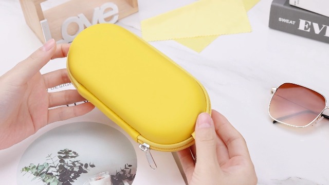 popolov Double Glasses Case,Dual Eyeglasses & Sunglasses Organizer
