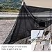 Car Awning Sun Shelter with Mosquito Net, Tailgate Canopy Shade Tent Extension Tent Sun Shade for Outdoor Adventure