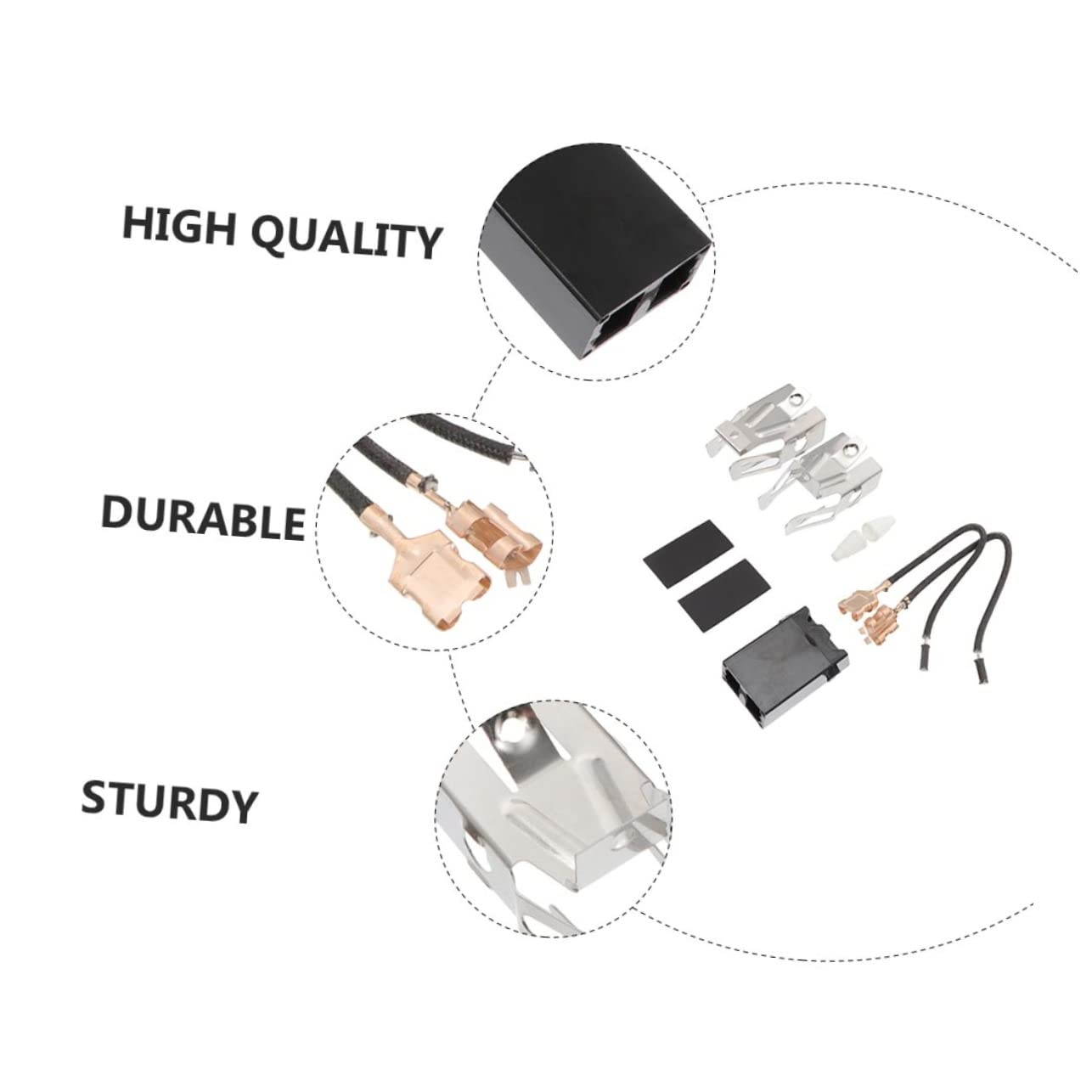 Housoutil 6sets Kit Ricambio Per Bruciatore Per e Piano Facile Installare e Compatibile Bruciatori Gas e Elettrici