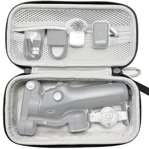 Honbobo Étui Sac pour DJI Osmo Mobile 7P, DJI Osmo Mobile 7, Case Étui de Transport Étui Rigide Étui de Voyage Housses pour DJI Om 7P/DJI OM7/DJI Osmo...