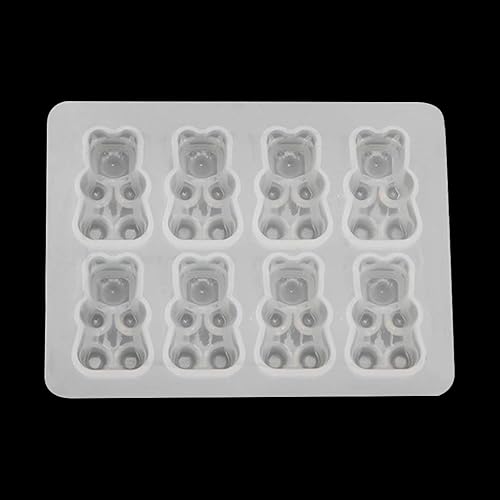 Miniatura 6 de Diarypiece Oso Sugar Earrings - Molde de de resina de silicona, gotas para las orejas, colgantes de cristal UV, flor seca