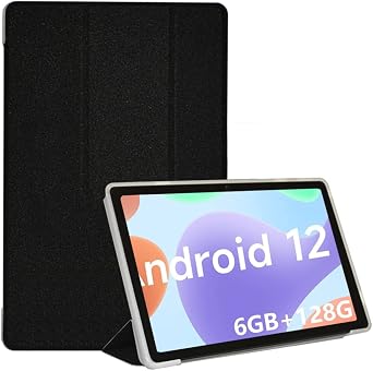 Case for ALLDOCUBE iPlay 50/ ALLDOCUBE iPlay 50 Pro/ALLDOCUBE iPlay 50 Pro Max, Ultra Slim PU Leather Folding Trifold Stand Protective Cover Case with Soft TPU Back Shell, Black