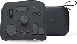 TourBox NEO, Custom Controller for Photo Video Editing, Color Grading, Ilustration, Mac/Windows, Adobe Photoshop Lightroom Premiere Illustrator Davinci Resolve After Effects Final Cut Pro Keyboard