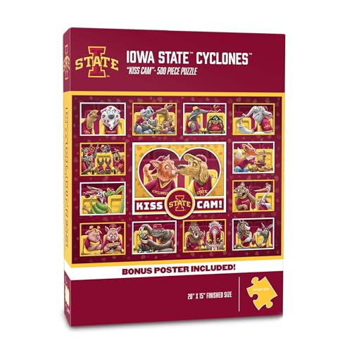 Image of YouTheFan NCAA Iowa State Cyclones inchKiss Cam inch 500 Puzzle