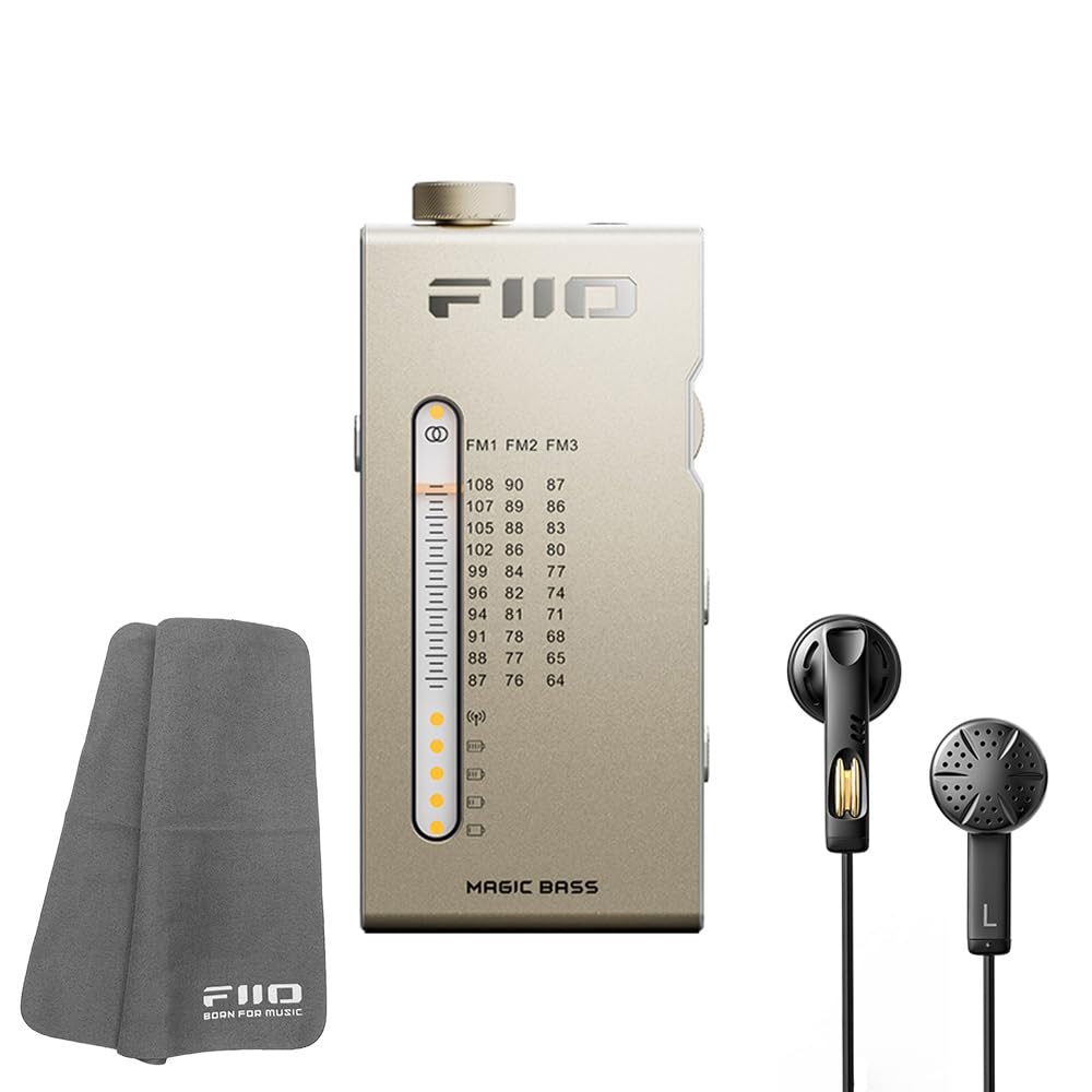 Amazon.co.jp: 《ロゴ入りクロスプレゼント》 FIIO ポータブル FM