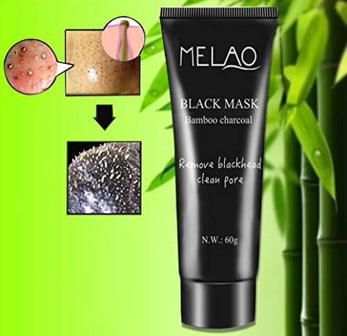 Blackhead Remover Mask, Peel Off Blackhead Mask, Blackhead Remover - Deep Cleansing Black Mask, Bamboo Activated Charcoal Peel-Off Mask