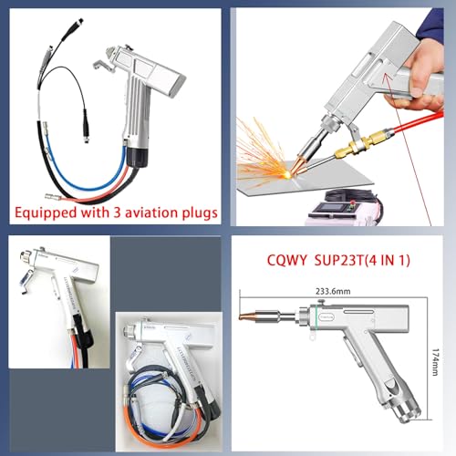 Image of Original SUP23T Laser Welding Hand Cleaning Hand-held Welding Head Welding /Cleaning /Cutting /Welding Gap Cleaning 4 in 1 Multiple Functions Portable Handheld Laser Welder