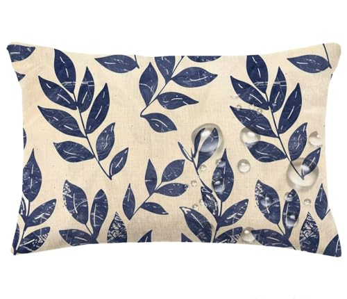 Housse de coussin 30x50 cm taie d'oreiller décorative imperméable canapé