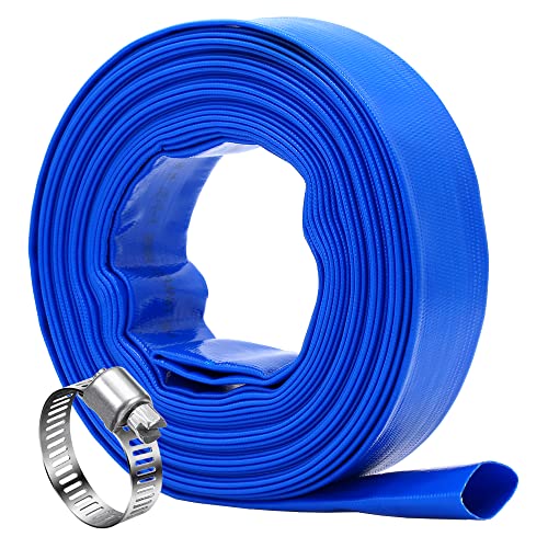 DAVCO 1.5 X 50 Ft Pool Backwash Hose, Heavy Duty