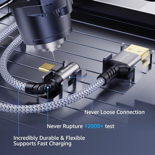 Ruaeoda USB C Cable 6 ft,2Pack 3.1A Type C Charger Fast Charging Cable, USB A to USB C 3A Charger Durable Nylon Braided Car Carplay Cable for i\'Phone 15 15 Pro Max 15 Plus Cable