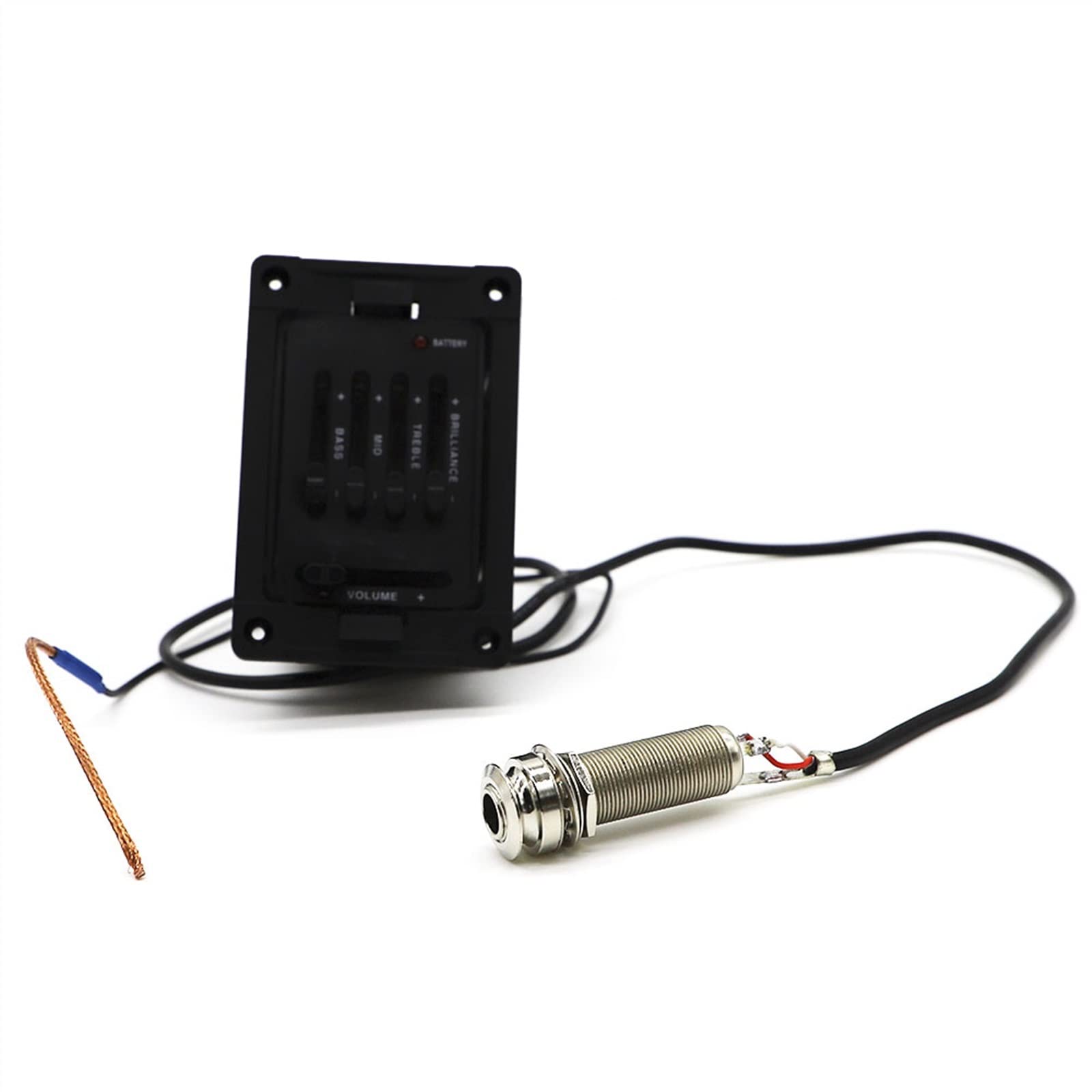 Pickup Per Chitarra Preamplificatore EQ A 4 Bande Per Parti Di Accessori Per Strumenti Acustici Classici Accessori per chitarra acustica