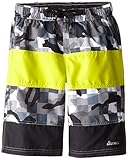 Big Chill Little Boys' Colorblock Camo Short