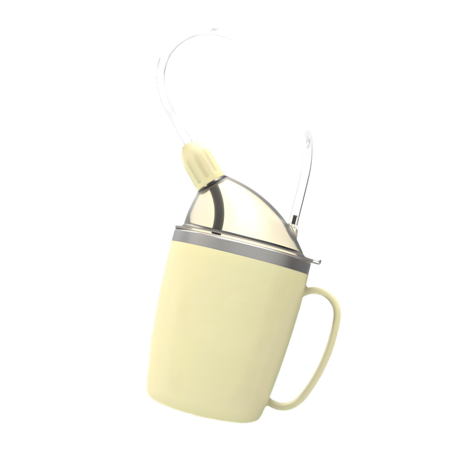 Kalttoy Ergonomic Spill Proof Nursing Cup for Elderly and Mobility Impaired Users Features Wide Mouth Easy Clean Design Assistedcare Drink Container