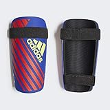 Targeted cushioning adidas X LITE Guard Shin, Bold Blue/Active red/Solar Yellow, XS