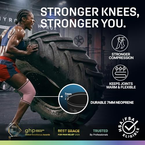 Image of Modvel Strength 7mm Knee Sleeves (Pair) for Weightlifting & Powerlifting (USPA, IPL Approved) | High-Performance Knee Compression Support For Squats, Weight Lifting - Men and Women
