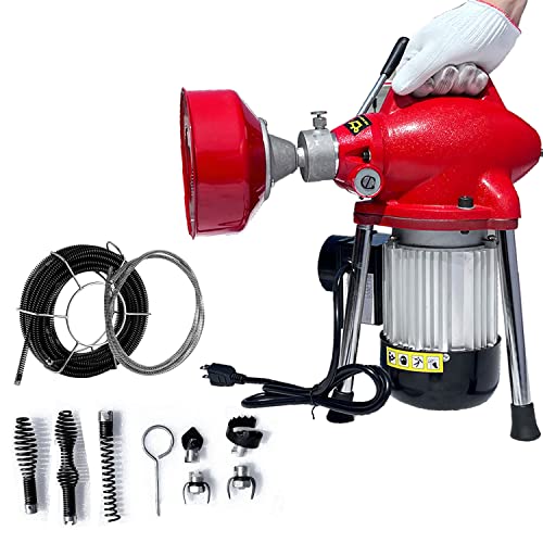 DMC-FPPS Drain Cleaner Machine 3 Cables Electric Drain Auger, 250W for 3/4
