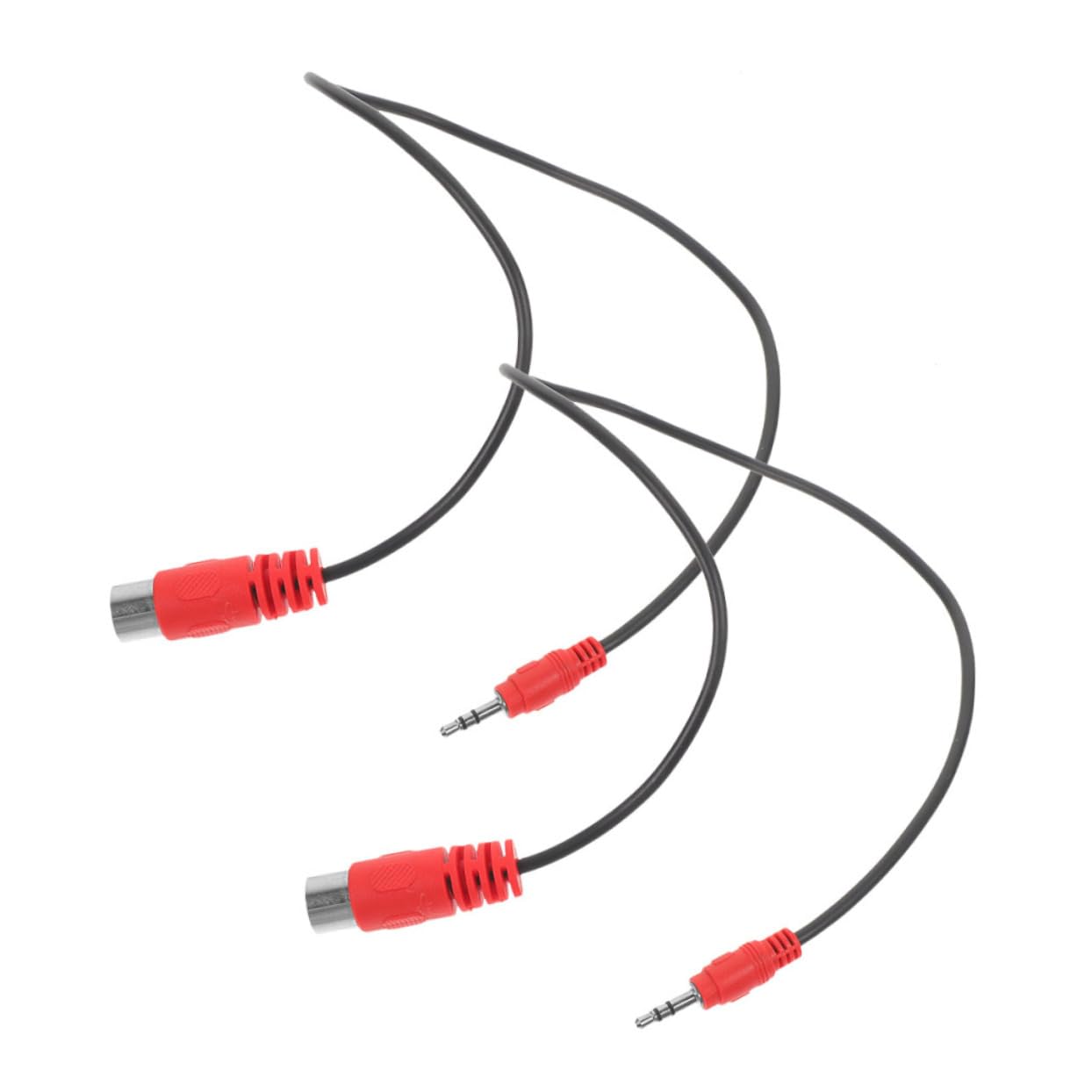 ibasenice 8piezas Adaptador De Audio Pines Midi Cable Estéreo Para Guitarra y Teclado Conexión Clara y Estable Para De Sonido y Producción Musical