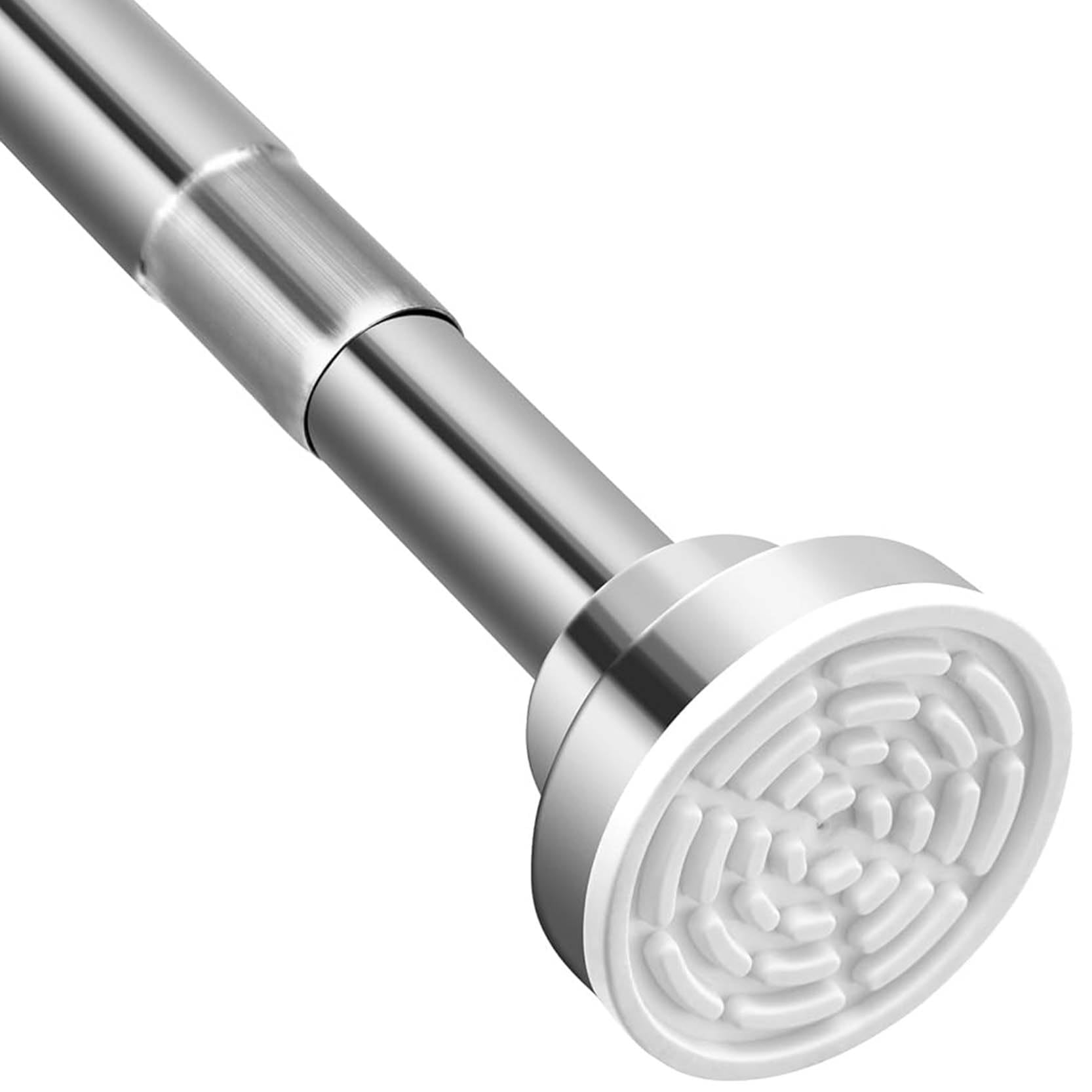 GLDYTVF Adjustable Tension Curtain Rod for Living Room & Balcony - No Drill Sturdy Non-Slip Design Extensible Size 105-170cm Perfect for Wardrobe & Home Decor