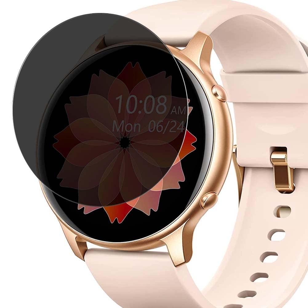Vaxson Privacy Screen Protector, compatible with Stiive LCW01-B92 1.28" Smartwatch smart watch, Anti Spy Guard Film Protectors Sticker [NOT Tempered Glass Case Cover ]