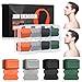 Hund und günstig Kaufen-jjshund 8 Stück Silikon Jawline Trainer, Kiefer Trainer mit 4 Widerstandsstufen, Jawline Gum Jaw Exerciser für Männer Frauen Jaw Design