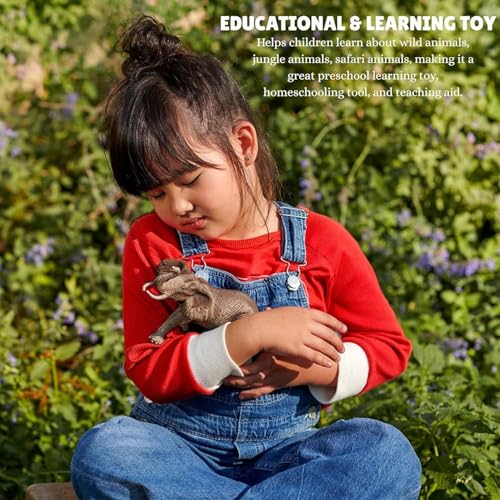 Image of Realistic Elephant Toy Set | 2PCs Animal Action Figurine Toys Playset for Kids Boys | Girls Big Size Cartoon Animals Figures Decoration Items for Office Table & Home Birthday Gift for Children