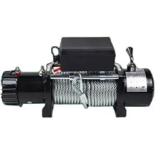 6000 Lbs 12V/24V Winch Car Tuning Electric Winch 12/24V Handle/Wireless Wire Rope ATV Winches Compatible for,6000Lb wireless-12V