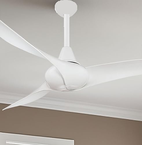 Miniatura 9 de Minka-Aire F843-WH Wave Ventilador de techo de 52 pulgadas, color blanco Blanco,Marrón,https://www.amazon.com/dp/undefined