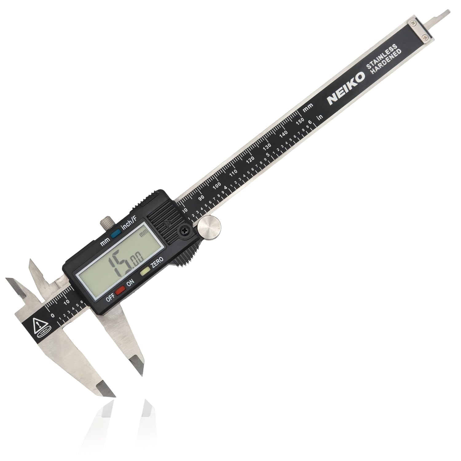01407A Electronic Digital Caliper Measuring Tool | 0–6 Inch Stainless Steel Digital Vernier Caliper with Large LCD Screen & Quick Inch/Fraction/MM Conversion-image-36