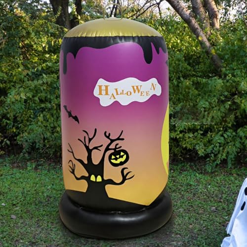 Colonne gonflable d'Halloween grand format pour décorations extérieures et toit