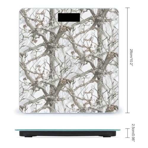 Balanza Digital de Baño Blanca con Plataforma Ancha miniatura 2