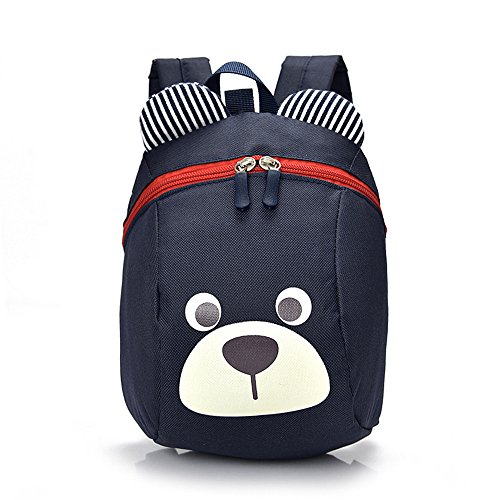 Bébé Sac à Dos Crèche Harnais de Sécurité Sac Maternelle Anti-Perdu Mignon Cartable Préscolaire Garderie Toddler Mini-Backpack Avec Sangle Amovible Pour Marcher Suivre Parents, Sac Voyage Camping