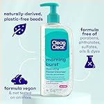 Clean & Clear Morning Burst Oil-Free Hydrating Facial Cleanser with BHA, Cucumber & Aloe Extracts, Face Wash Gently Removes Oil & Pore Clogging Impurities, 8 fl. oz - Image 4