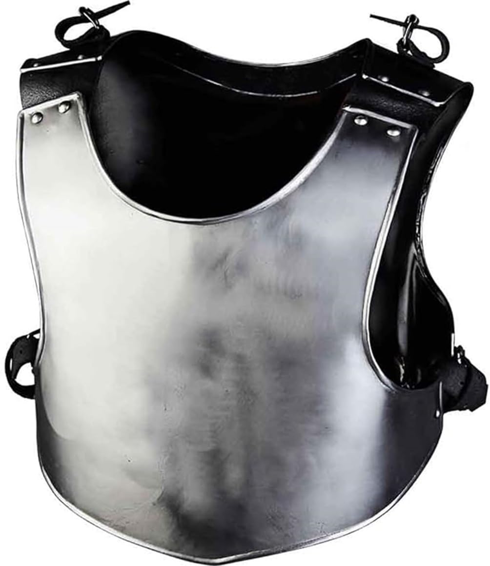 ANTIQUEMEDIEVAL Steel Elias Short Cuirass Knight Breastplate Crusader Armor