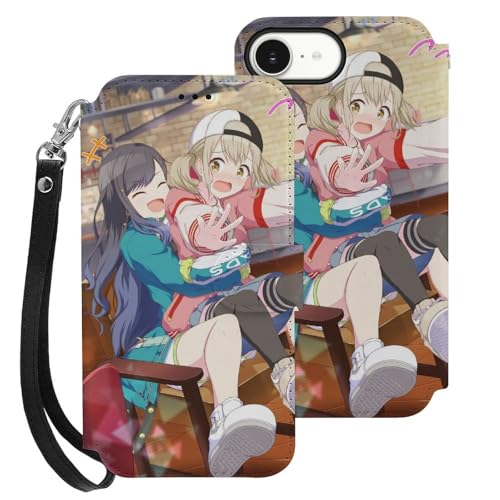 iPhone 16 E ��p�P�[�X �蒠�^ �����A�j���� VTuber ���Έ� �����򂱂͂� �X�}�z�P�[�X �y�Ռ��z������TPU�f�� �S�ʕی�z ���z�^ IPhone��p�P�[�X/�J�o�[ �D/�J�[�h���[ ���u��/�X�^���h�@�\ �y�� �ϏՌ� �����h�~ ���h�~