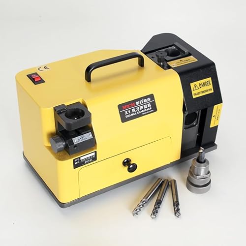 MRCM End Mill Sharpeners Grinding Machine 4-14mm CNC Router bit Sharpener for 2 3 4 Flute(MR-X1)