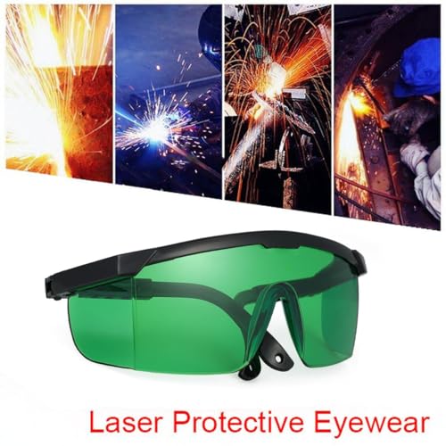Comioke Gafas Proteccion Laser, Gafas Laser Depilacion de Seguro 200nm-2000nm, Gafas de Protección HPL/IPL para Depilación, Gafas Depilacion Luz Pulsada Adecuado para Belleza, Trabajo (Verde) - imagen 7