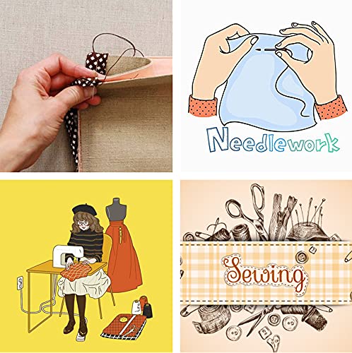 Sewing Thread 10 Colors Set 40S/2 For Sewing Machine,Quilting,Hand Sewing (10 Silver Colors) #TOP3