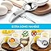 2 Pieces Egg Separator, Stainless Steel Egg White Yolk Filter Egg Sieve Kitchen Gadget Cooking Tool