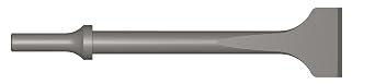Ajax Tool Works 910-1-1/2 .401 Shank 1-1/2" Width Flat Chisel, 6.5" Length, Metal