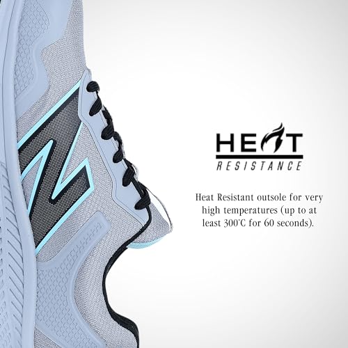 New Balance Evolve Aluminum Alloy Toe Women’s Industrial Work Shoes, Grey/Beach, Size 10.5, Medium, Comfortable & Light Work Shoes for Women, Electric Hazard, Slip Resistant