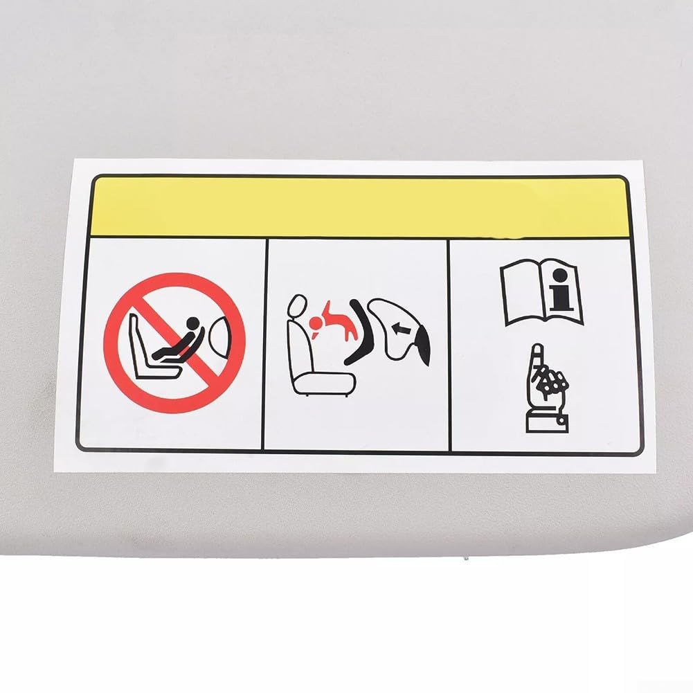 SUNXURY,Pare-soleil De Voiture Gauche Cté Conducteur Gris Durable Haute Durete Pare Soleil Avec Remplacement De Miroir De Courtoisie Pour Levin Corolla 14 A 19 87712938